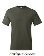Enjoy The Adventure print on mens shirt.  Great camping shirt.
