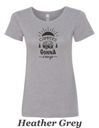 Campers Gonna Camp #1 Print on Women's shirt.  Camping shirt.