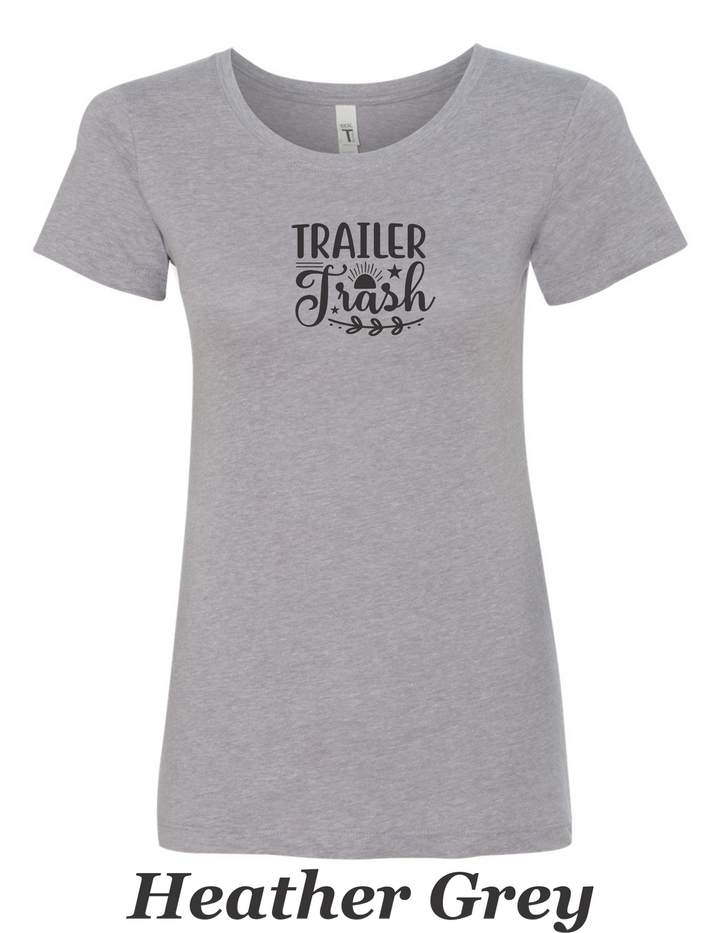 Trailer Trash, Women's printed shirt. Camping summer shirt.