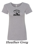 Wander often, Wander always drawing printed on Women's shirt. Great Hiking gift.