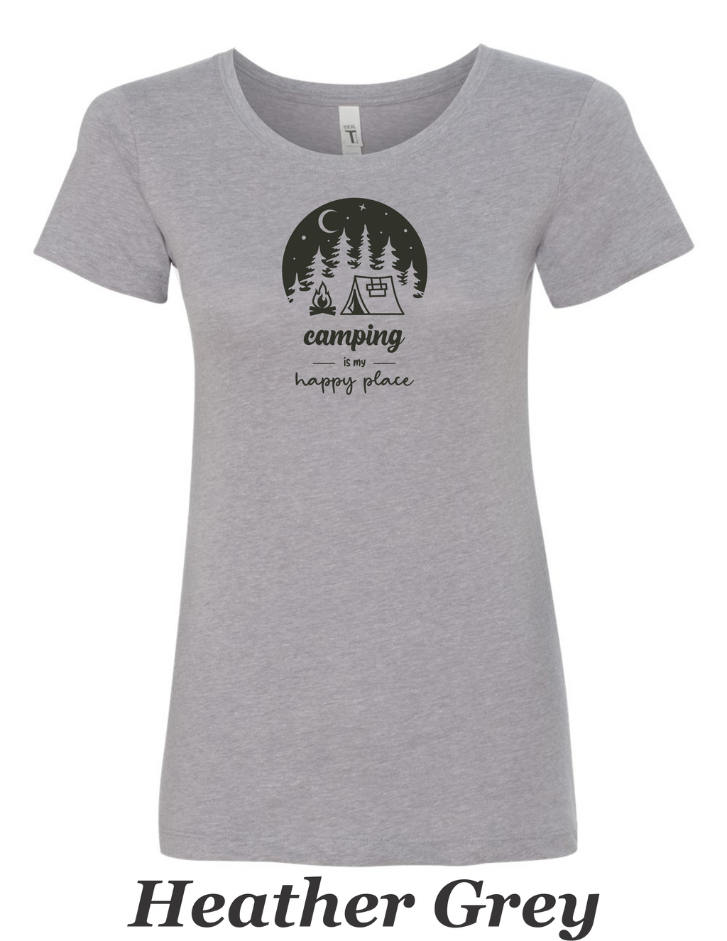 CAmping is my Happy place #1.  Great shirt for the camper and backpacker.