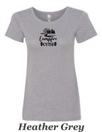 Campfire Cutie printed on Women's shirt.  Great gift for her.