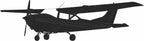Cessna 172 Drawing printed on men's shirt.  Free Shipping.