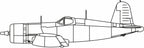 F4U Corsair drawing printed on men's shirt. Famous WW2 Navy fighter. Free Shipping