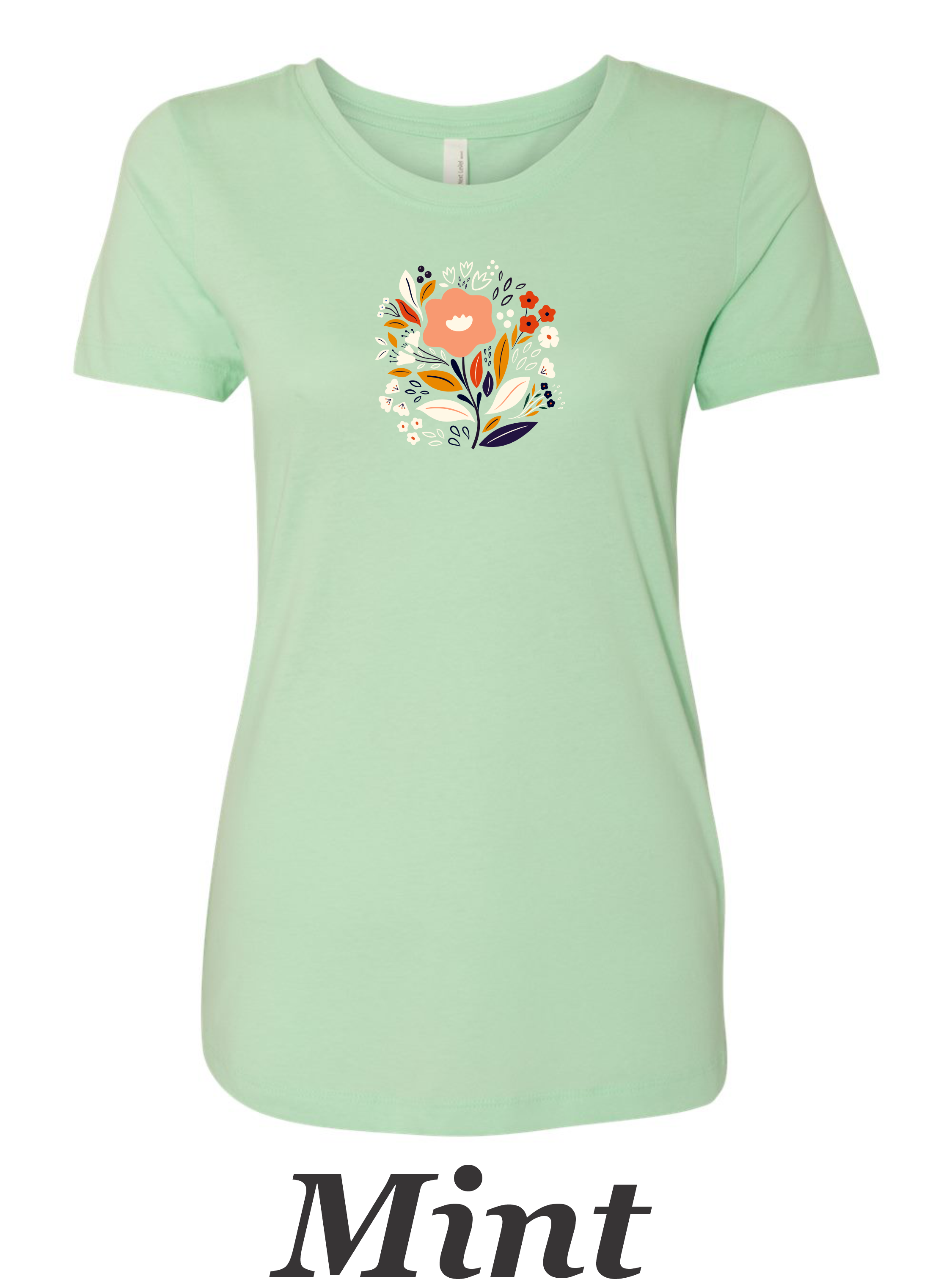 Women's Pastel flower printed shirt.