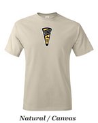 Willy's 6 Emblem printed on mens shirt. Great gift for the Willy's Jeep fan