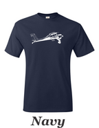 PLZ-104 Wigla drawing printed on men's shirt. Great gift for the STOL fan. Free shipping.
