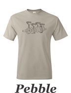 4 Cylinder crank and piston drawing printed on men's shirt. Engine parts. Free shipping