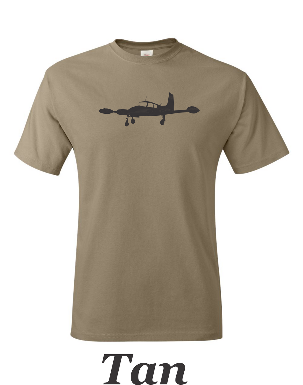 Cessna 310 Drawing printed on men's shirt. Free Shipping