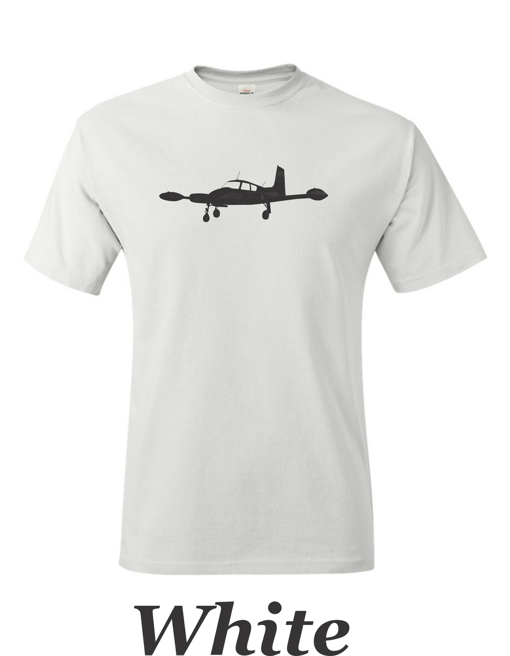 Cessna 310 Drawing printed on men's shirt. Free Shipping