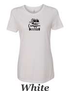 Campfire Cutie printed on Women's shirt.  Great gift for her.