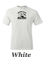 Wander Often Wander Always print on mens shirt.