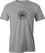 Woflsburg Edition Logo printed on Men's T shirt. Free Shipping.