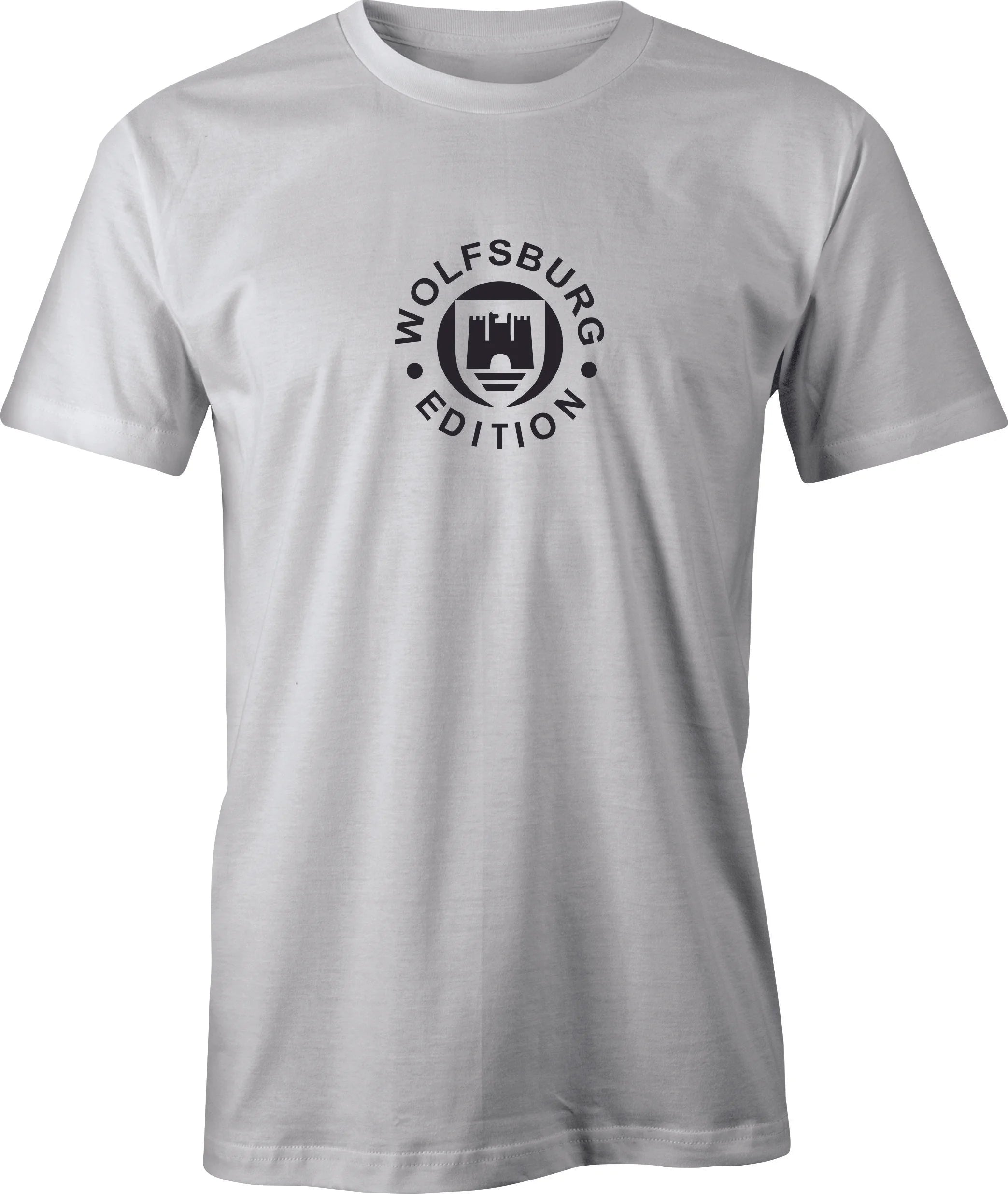 Woflsburg Edition Logo printed on Men's T shirt. Free Shipping.