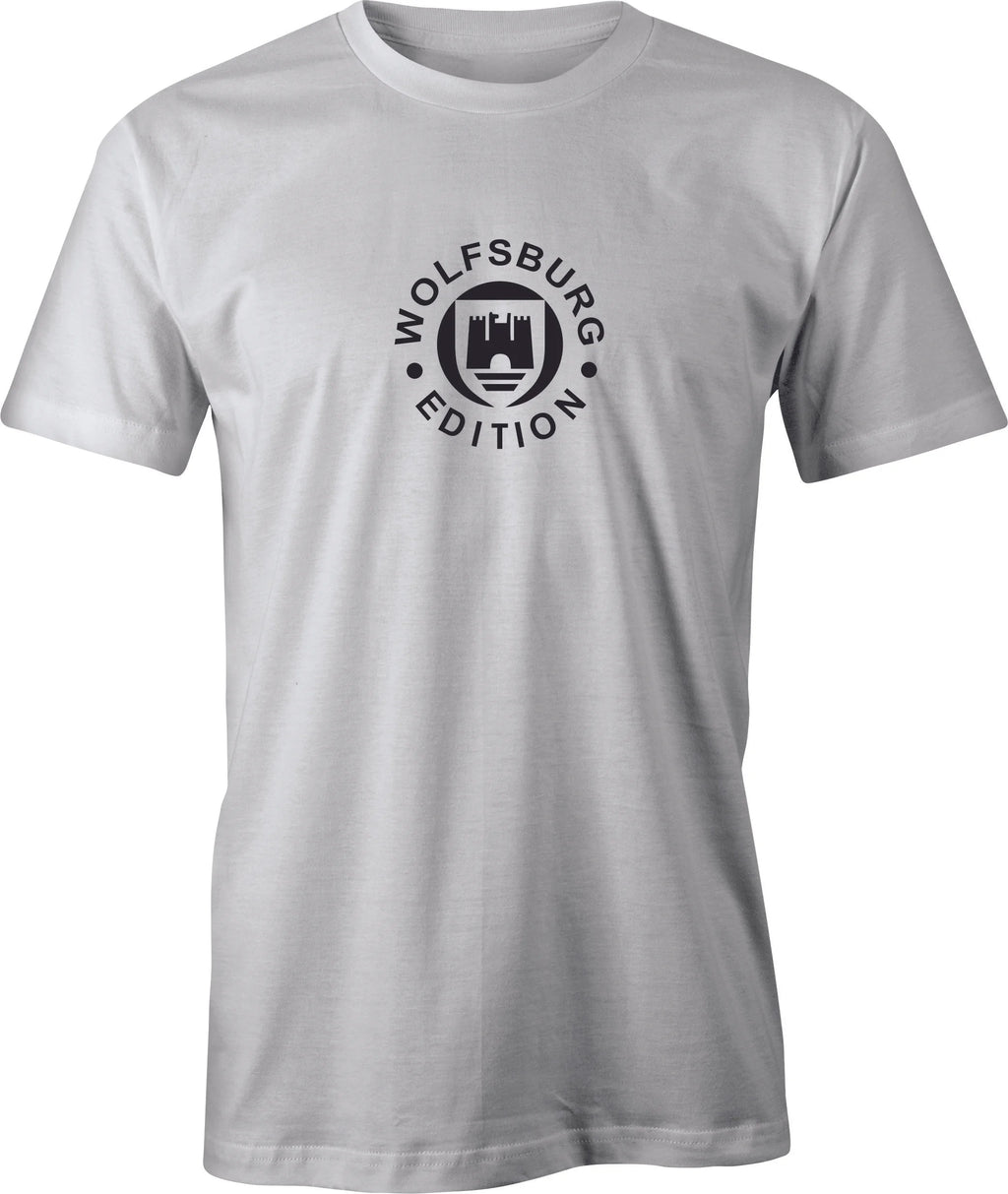 Woflsburg Edition Logo printed on Men's T shirt. Free Shipping.